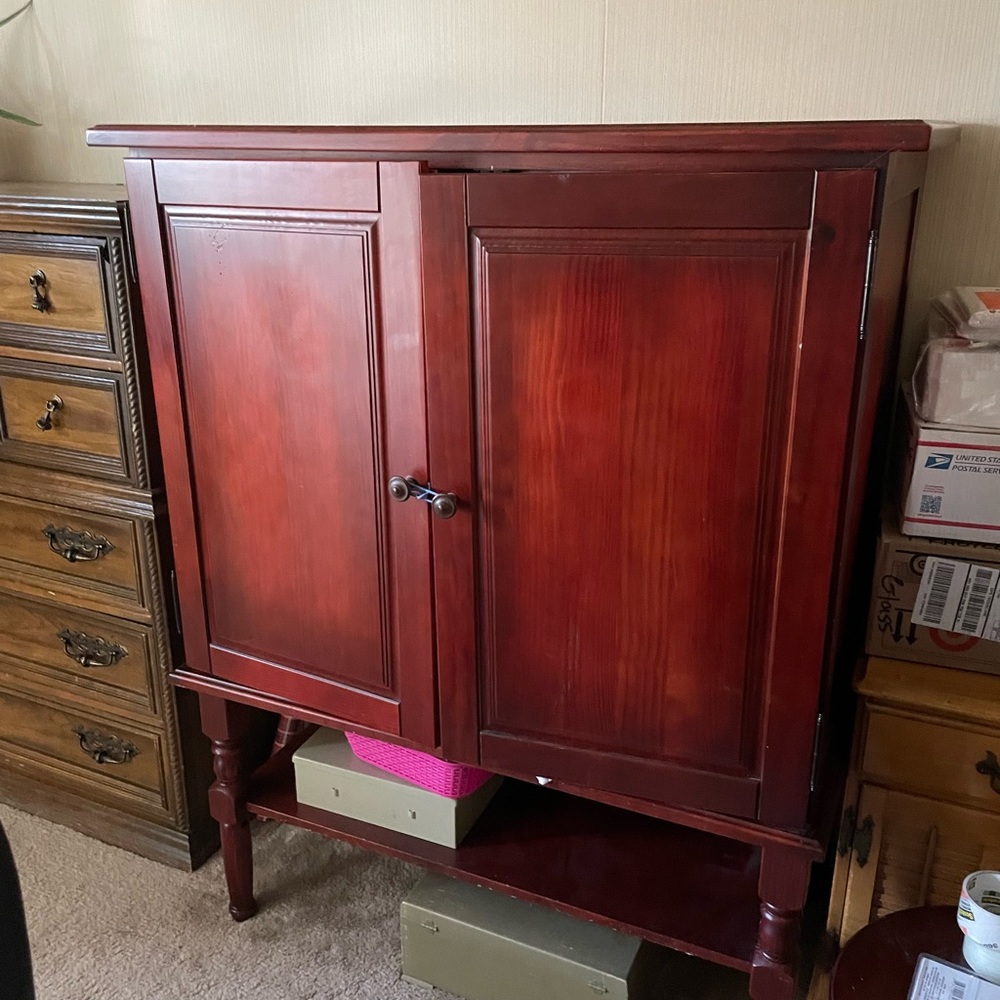 Pier one Imports! Tv cabinet